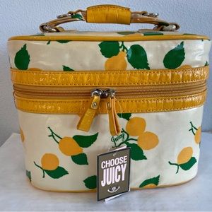 Juicy Couture Yellow/ Green Lemon Lunch Cooler Carrying Picnic Bag vintage w/tag